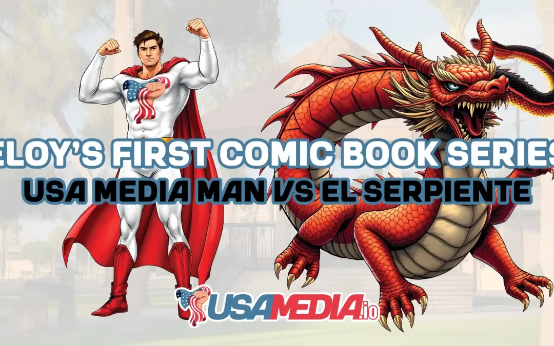 USA Media Comics Presents USA Media Man vs El Serpiente